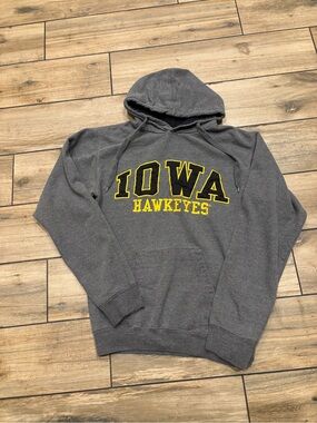 Y2K University of Iowa Hawkeyes Old Varsity Brand Hoodie Sweatshirt Size S OVB